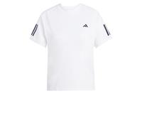 adidas Femme Club 3 Stripe Tennis Climacool T-Shirt, White, XXL
