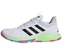 adidas Femme Court Flight Shoes Chaussures, Cloud White/Core Black/Green Spark, 44 2/3 EU