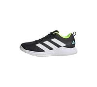 adidas Femme Court Team Bounce 2.0 Shoes Chaussures, Core Black/Cloud White/Flash Aqua, 41 1/3 EU