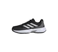 Adidas Femme Courtjam Control 3 Tennis Shoes, Core Black/Silver Metallic/Grey Four, 40 EU