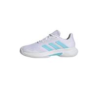 adidas Femme CourtJam Control Tennis Shoes, Cloud White/Bliss Blue/Cloud White, 38 EU