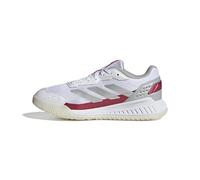 adidas Femme Courtquick W Chaussures de Padel, Cloud White/Silver Metallic/Lucid Pink, 39 1/3 EU