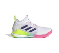 adidas Femme Crazyflight Mid Basket, White Team Collegiate Purple Flash Aqua, 46 2/3 EU
