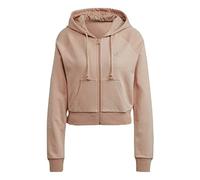 Sweat Femme - ADIDAS ORIGINALS - Zip Capuche - Blanc - Manches Longues 40