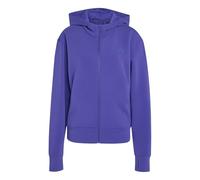 adidas Femme D4T Workout Full Zip Hooded Sweatshirt, Pure Purple, L