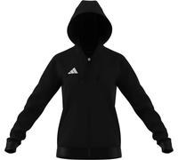 adidas Damen Entrada26 Full Zip Hoodie, Black/White, L