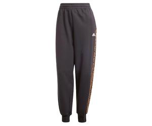 adidas Femme Essentials 3-Stripes Animal-Print 7/8 Pants, Black, XS