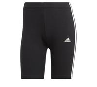 Adidas Femme Essentials 3-Stripes Bike Shorts, Black/White, XS