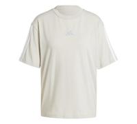 adidas Femme Essentials 3-Stripes Boyfriend T-Shirt, Wonder Alumina/White, XXL