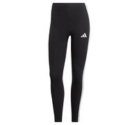Adidas Femme Essentials 3-Stripes Cotton Leggings, Black/White, XXS