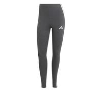 adidas Femme ESSENTIALS 3-STRIPES COTTON LEGGINGS, dark grey heather/white, XS