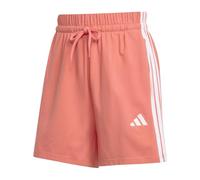 Adidas Femme Essentials 3-Stripes Cotton Shorts, Semi Turbo/White, L