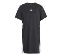 adidas Femme Essentials 3-Stripes Dress, Black/White, L