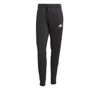 adidas Femme Essentials 3-Stripes Fleece Slim Pants, Black/White, L