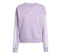 Adidas Essentials 3 Stripes Fleece Sweatshirt Violet L Femme