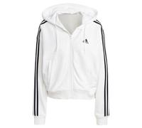 Adidas Essentials 3 Stripes French Terry Bomber Full Zip Sweatshirt Blanc L / Regular Femme