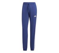 adidas Femme Essentials 3-Stripes French Terry Cuffed Pants, Dark Blue/White, XS