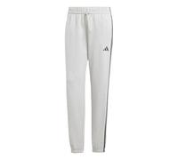 adidas Damen Essentials 3-Stripes French Terry Cuffed Pants, Medium Grey Heather/Black, S