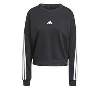 Adidas Sweatshirt Essentials 3-Stripes French Terry Femme Noir S