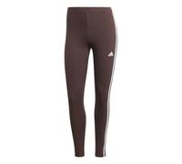 adidas Femme Essentials 3-Stripes High-Waisted Single Jersey Leggings, Shadow Brown, S