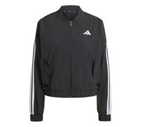 adidas Femme ESSENTIALS 3-STRIPES LIFESTYLE WOVEN BOMBER JACKET, black/white, L