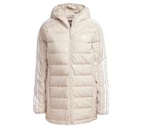 adidas Femme Essentials 3-Stripes Light Down Hooded Parka, Wonder Beige, L