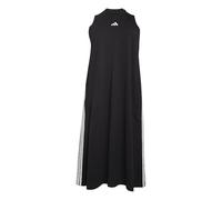 adidas Femme Essentials 3-Stripes Long Racerback Dress, Black/White, XXL