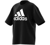 adidas Femme Essentials Big Logo Boyfriend Tee, Black/White, L