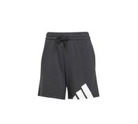 adidas Femme Essentials BIG Logo French Terry Shorts, Black/White, M