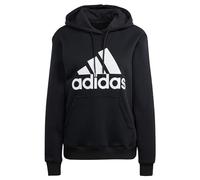 adidas Femme Essentials Big Logo Regular Fleece Hoodie, Black/White, S