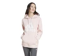 adidas Femme Essentials Big Logo Regular Fleece Hoodie, Sandy Pink, L