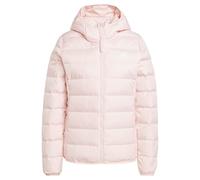adidas Femme Essentials Light Down Hooded Jacket, sandy pink, M