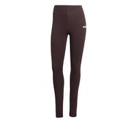 adidas Femme ESSENTIALS LINEAR COTTON LEGGINGS, shadow brown/white, S