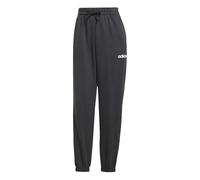 Adidas Pantalon de sport Essentials Linear French Terry à bords côtelés Noir/Blanc Femme XS