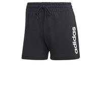 adidas Femme Essentials Linear French Terry Shorts, Black/White, M