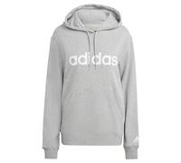 adidas Femme Essentials Linear Hoodie, Medium Grey Heather/White, XL