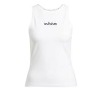 Adidas Débardeur Essentials Linear Slim Coton Femme Blanc XS
