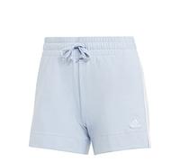 adidas Femme Essentials Slim 3-Stripes Shorts, Blue Dawn / White, M