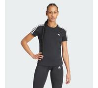 Adidas T-shirt Essentials Slim 3 bandes manches courtes Noir S Regular Femme