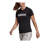 adidas Femme Essentials Slim Logo Tee, Black / White, L