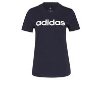 adidas Femme Essentials Slim Logo Tee, Legend Ink/White, L