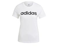 adidas Femme Essentials Slim Logo Tee, White / Black, S