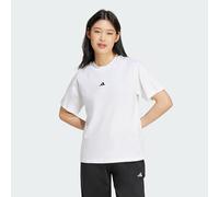 Adidas T-shirt femme Essentials Small Logo coton Blanc/Noir Taille XS