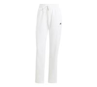 adidas Femme Essentials Small Logo Feel Cozy Open Hem Pant, White, S