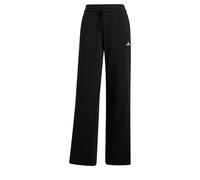 adidas Femme Essentials Small Logo Feel Cozy Open Hem Pants, Black/White, XS