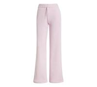 adidas Femme Essentials Small Logo Feel Cozy Open Hem Pants, Clear Pink/White, M