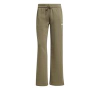 adidas Femme Essentials Small Logo Feel Cozy Open Hem Pants, Olive strata/White, S