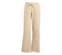 adidas Femme Essentials Small Logo Feel Cozy Open Hem Pants, Warm Sandstone/White, L