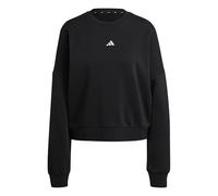adidas Femme Essentials Small Logo Feel Cozy Relaxed Fit Sweatshirt, Black, L