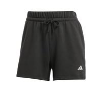 adidas Damen Essentials Small Logo Feel Cozy Shorts, Black/White, M